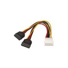 AISENS CABLE CORR. DE 1 MOLEX A 2SATA 20CM