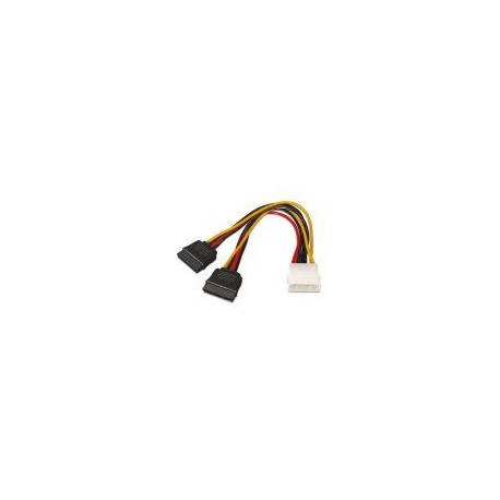 AISENS CABLE CORR. DE 1 MOLEX A 2SATA 20CM