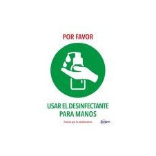 AVERY SEÑALIZACIÓN ADHESIVA PERMANENTE USAR EL DESINFECTANTE POLIESTER DINA4 -2U-