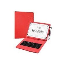 SUBBLIM FUNDA CON TECLADO KEYTAB PRO MICRO USB - USB C RED