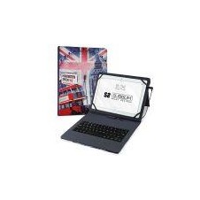 SUBBLIM FUNDA CON TECLADO KEYTAB PRO MICRO USB - USB C ENGLAND