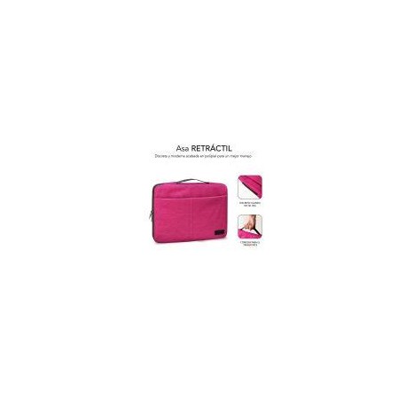 SUBBLIM FUNDA ELEGANT LAPTOP SLEEVE 15,6 PINK