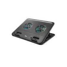 TRUST BASE REFRIGERADORA CYCLONE PARA PORTATILES CON 2 VENTILADORES HASTA 16