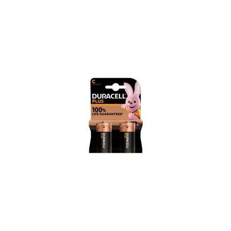 DURACELL PILA ALCALINA PLUS POWER 100 C LR14 BLISTER 2UD