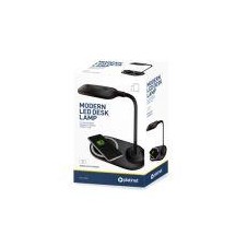 PLATINET LAMPARA DE MESA LED + CARGADOR INALAMBRICO NEGRO