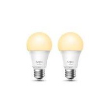 TAPO BOMBILLA LED WIFI INTELIGENTE TAPO L510E PACK 2UD E27 2700K REGULABLE COMPATIBLE CON ALEXA Y GOOGLE