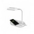 PLATINET LAMPARA DE MESA LED + CARGADOR INALAMBRICO 8W BLANCO