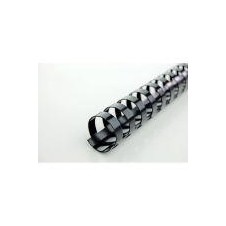 GBC CANUTILLO DE PLASTICO DINA4 12MM COLOR NEGRO 100UD