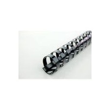 GBC CANUTILLO DE PLASTICO DINA4 14MM COLOR NEGRO 100UD