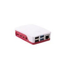 RASPBERRY CAJA PARA PI 4 ROJO BLANCO