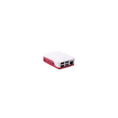 RASPBERRY CAJA PARA PI 4 ROJO BLANCO