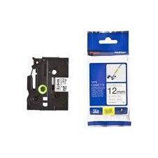 BROTHER CINTA LAMINADA TZE231 12MM TEXTO NEGRO SOBRE FONDO BLANCO. ANCHO: 12 MM. LONGITUD: 8 M