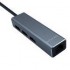 AISENS CONVERSOR USB-C A ETHERNET GIGABIT 10/100/1000 MBPS + HUB 3XUSB 3.0 15CM A109-0396