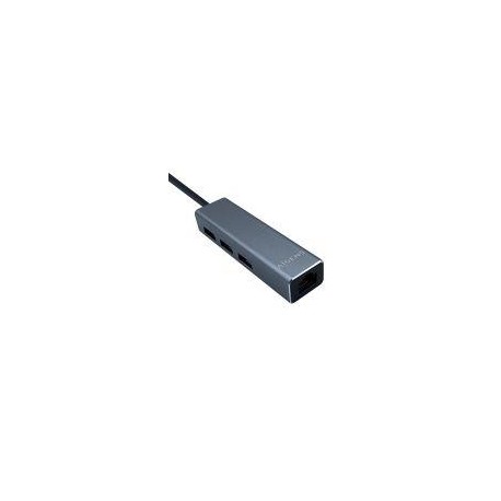 AISENS CONVERSOR USB-C A ETHERNET GIGABIT 10/100/1000 MBPS + HUB 3XUSB 3.0 15CM