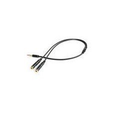 GEMBIRD CABLE JACK ADAPTADOR DE AUDIO MAS MICROFONO DE 3,5MM 0.20M