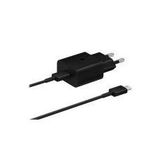 SAMSUNG CARGADOR 15W USB-C NEGRO