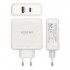 AISENS CARGADOR PARED 48W BLANCO 1xUSB-C PD3.0 30W, 1xUSB-A QC3.0 18W