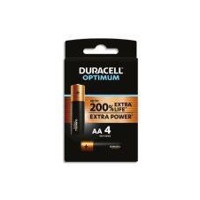 DURACELL PILA ALCALINA OPTIMUM 200 DROLR6B4 AA LR6 BLISTER X4