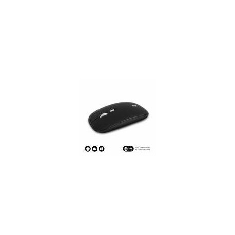 SUBBLIM RATON OPTICO WIRELESS DUAL FLAT MOUSE RECARGABLE NEGRO
