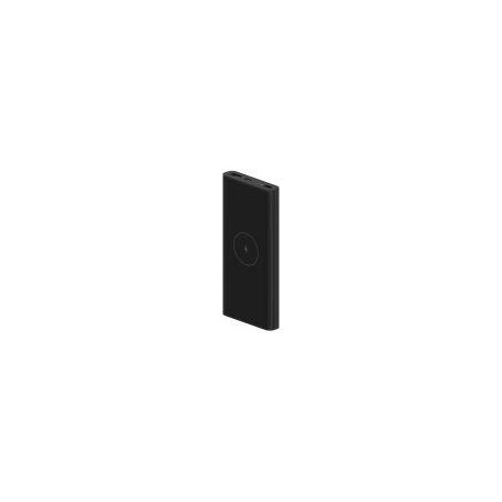 XIAOMI MI POWERBANK 10000MAH 10W WIRELESS NEGRA Carga inalámbrica de 10W / Carga rápida por cable de 22.5 W - USB Tipo C/USB
