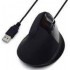 EWENT RATON ERGONOMICO USB NEGRO