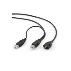 GEMBIRD CABLE ALARGADOR DOBLE USB-A A USB-A 0,90M