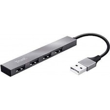 TRUST HUB USB HALYX ALUMINIUM 4 PUERTOS USB 2.0
