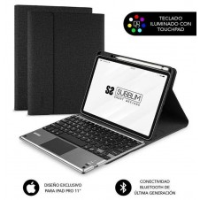 SUBBLIM FUNDA CON TECLADO KEYTAB PRO BLUETOOTH TOUCHPAD PARA TABLETS APPLE IPAD PRO DE 11 2020/ NEGRA