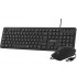 SUBBLIM TECLADO Y RATON COMBO BUSINESS SLIM CSSK01/ NEGRO