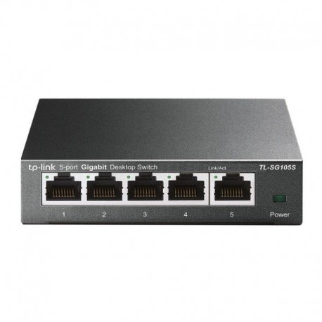 TP-LINK SWITCH TL-SG105S 10/100/1000 5 PUERTOS METALICO