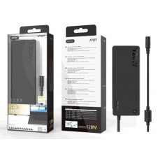 CARGADOR PARA PORTÁTIL UNIVERSAL CARG-099 120W 11 CONECTORES 1.2M NEGRO