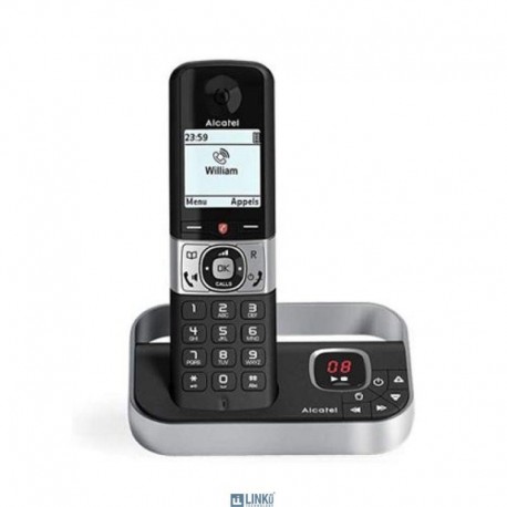ALCATEL TELEFONO INALAMBRICO DEC F890 VOICE NEGRO / PLATA
