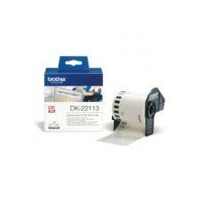 BROTHER ETIQUETAS DK22113 CINTA CONTINUA DE PELÍCULA PLÁSTICA (TRANSPARENTE). ANCHO: 62 MM. LONGITUD: 15,24 M