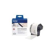 BROTHER ETIQUETAS DKN55224 CINTA CONTINUA DE PAPEL TÉRMICO NO ADHESIVA PARA TARJETAS DE IDENTIFICACIÓN (BLANCA). 54MM X 30,48M