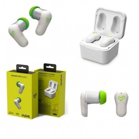 ENERGY SISTEM EARPHONES STYLE 6 TRUE WIRELESS BLANCO TRUE WIRELESS ESTEREO/CONEXION FACIL/ESTUCHE