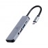 GEMBIRD ADAPTADOR USB-C A 5 EN 1 Hub + HDMI + PD + stereo audio