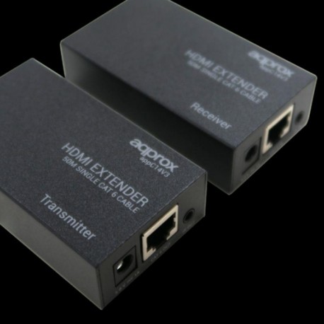 APPROX EXTENSOR HDMI/2 RJ45 30M SOPORTA RESOLUCIONES 1080P - 3D Y SONIDO DTS Y DOLBY TRUEHD