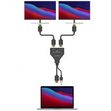 AISENS SPLITTER PARA 2 MONITORES HDMI 4K A123-0654