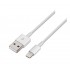 AISENS CABLE USB A LIGHTNING 1M BLANCO