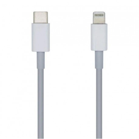 AISENS CABLE USB-C A LIGHTNING 1 M BLANCO