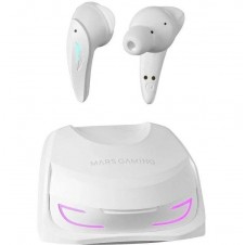 MARS GAMING AURICULARES BLUETOOTH MHI-ULTRA BLANCOS ESTUCHE DE CARGA/ 7-8 H AUT.