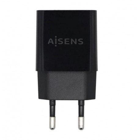 AISENS CARGADOR PARED 10W USB-A A110-0527 NEGRO 1xUSB USB-A/ 10W
