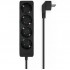 AISENS REGLETA 4 TOMAS SIN INTERRUPTOR/ NEGRO A154-0534
