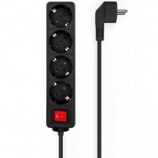 AISENS REGLETA 4 TOMAS CON INTERRUPTOR/ NEGRO A154-0650