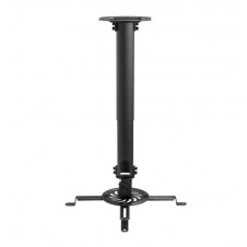 AISENS SOPORTE DE TECHO PARA PROYECTOR HASTA 13,5 KG/ CP04TSRE-131 NEGRO Giratorio/ Inclinable/ Extensible