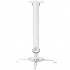 AISENS SOPORTE DE TECHO PARA PROYECTOR HASTA 13,5 KG/ CP04TSRE-133 BLANCO Giratorio/ Inclinable/ Extensible