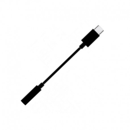 AISENS CABLE USB-C A JACK HEMBRA 3.5 15CM NEGRO