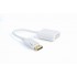 GEMBIRD ADAPTADOR DISPLAYPORT MACHO A DVI HEMBRA 10CM BLANCO
