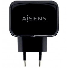 AISENS CARGADOR PARED A110-0440 17W 2XUSB/ NEGRO