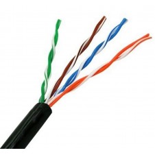 AISENS BOBINA DE CABLE PARA EXTERIORES RJ45 UTP CAT. 5E/ 100M/ A133-0212 NEGRO